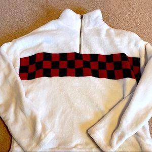 Checkered Forever 21 Quarter Zip